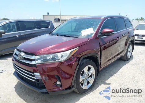 2019 Toyota Highlander Limited z USA, uszkodzony, nr VIN 5TDDZRFH0KS972092